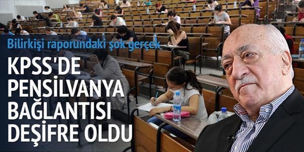 2010 KPSS soruları Pensilvanya'ya da gönderilmiş