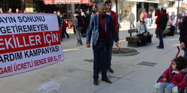 Milletvekilleri için para topladı