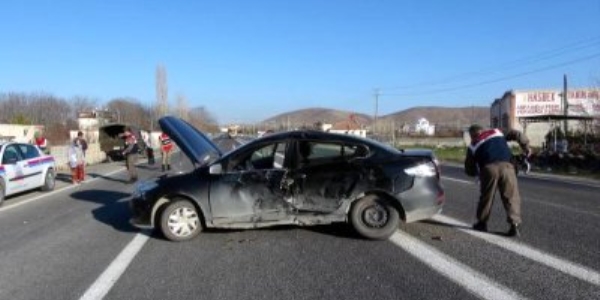 Banka m�d�r� kazada yaraland�