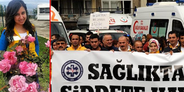 Hamile 112 görevlisine tekmeli saldırı!