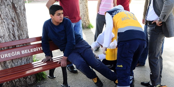 Hali saha tartışması okulda kanlı bitti