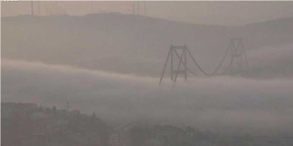 İstanbul'da yoğun sis