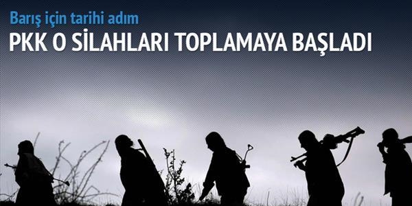 PKK, silahları toplamaya başladı