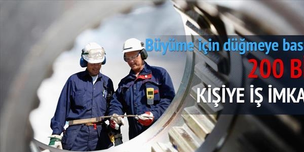 Yeni ekonomi paketiyle 200 bin kişiye iş imkanı