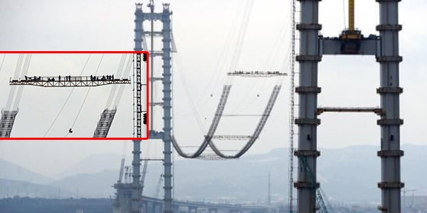 Körfez Köprüsü'nde geçici yolda sona doğru