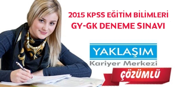 2015 KPSS deneme sınavı