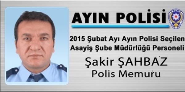 İntiharı önledi, ayın polisi seçildi
