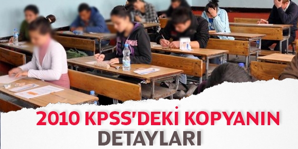 2010 KPSS'deki kopyann detaylar