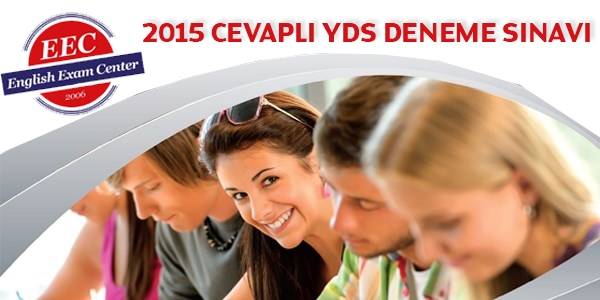 2015 YDS deneme sınavı