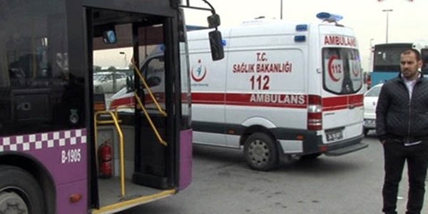 'Otobsteki hastaya ambulans ge geldi' iddias