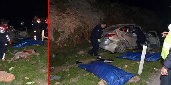 Adana'da trafik kazas�: 2 �l�