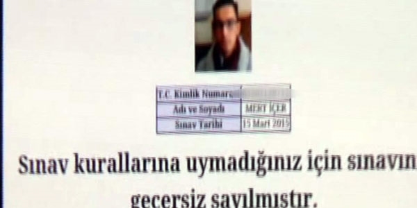 YGS'ye giren gencin optik formu salonda unutuldu iddiası