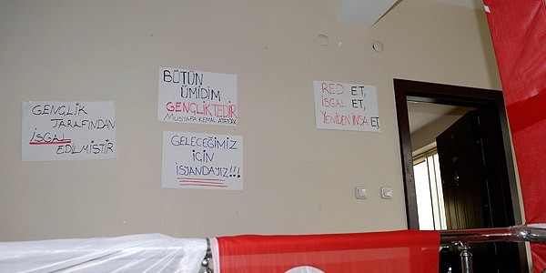 CHP'de işgal eylemi sona erdi