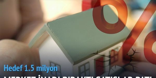 Faiz indi kredili konut satışları patladı