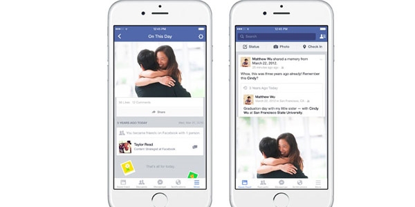 Facebook'tan nostalji uygulaması