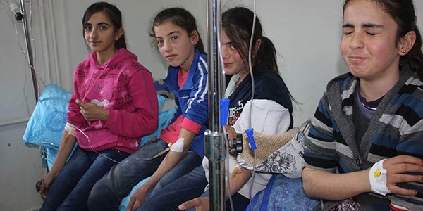 33 öğrenci yedikleri yemekten zehirlendi