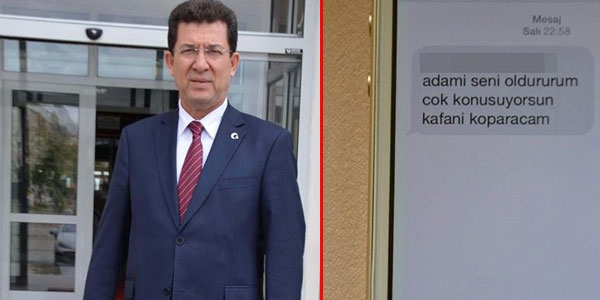 Ölüm tehdidi alan AK Partili vekil suç duyurusunda bulundu