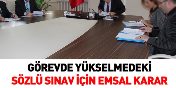 Grevde ykselmedeki szl snavlar iin emsal karar