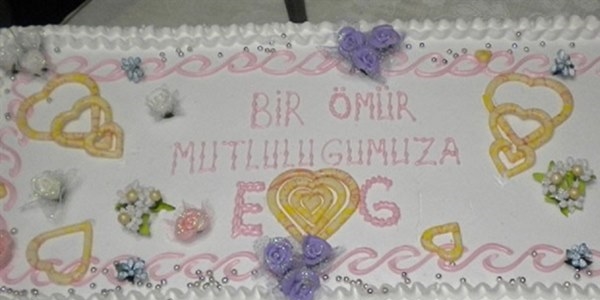 Düğün pastalarına dikkat