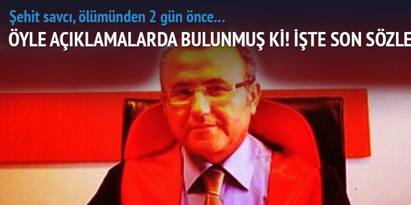 Şehit Savcı: Berkin Elvan için hafta sonları çalışıyorum