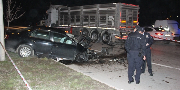 Bartın'da trafik kazası: 1 ölü, 1 yaralı