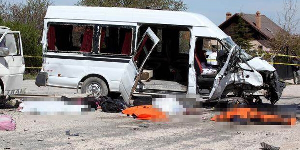 Öğrenci servisi kazasında ölü sayısı 5'e yükseldi