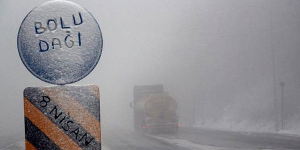 Bolu Da��'nda kar ve sis