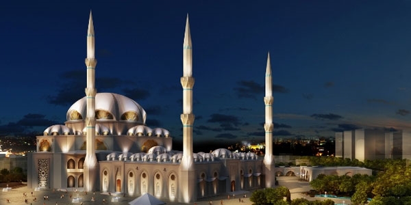 Antalya'ya 10 bin kiilik dev cami projesi