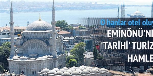 İstanbul'daki bin 734 han otel olacak