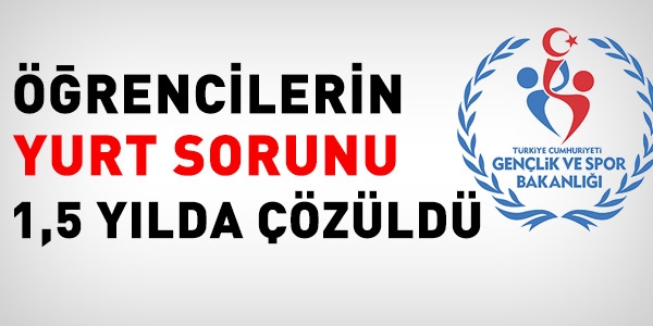 Yurt sorunu istenirse çözülüyormuş...