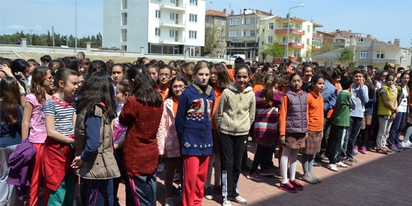 O okulun öğrencilerine psikolojik destek