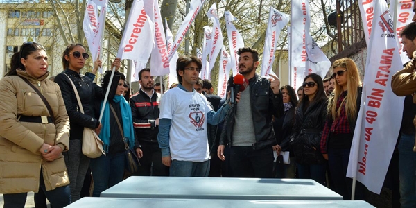 Öğretmen adaylarından 'atama eylemi'