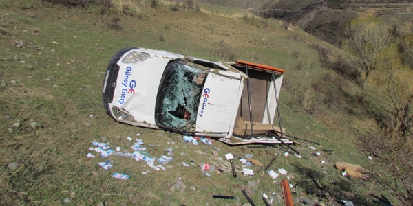 �arpt��� �ahs� hastaneye g�t�r�rken kaza yapt�: 1 �l�