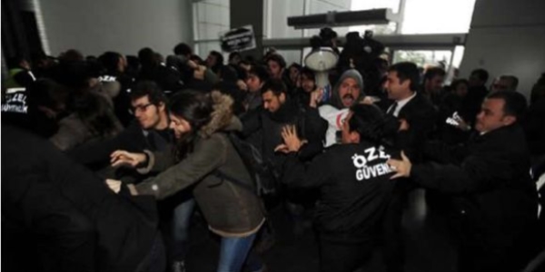İTÜ'de olaylar çıktı