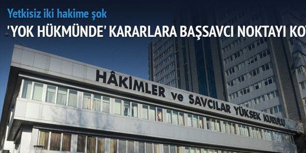 HSYK, o kararları veren iki hakimi açığa alacak