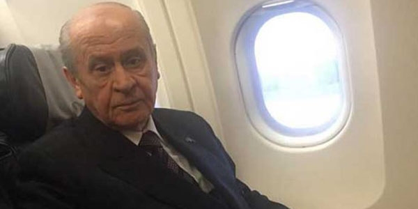 Bahçeli uçak korkusunu yendi