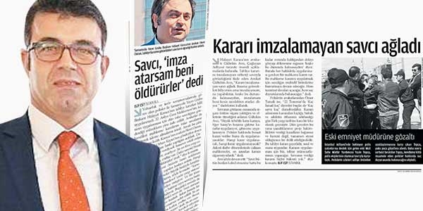 Tahliye talebini imzalamayan savcının odasını bastılar