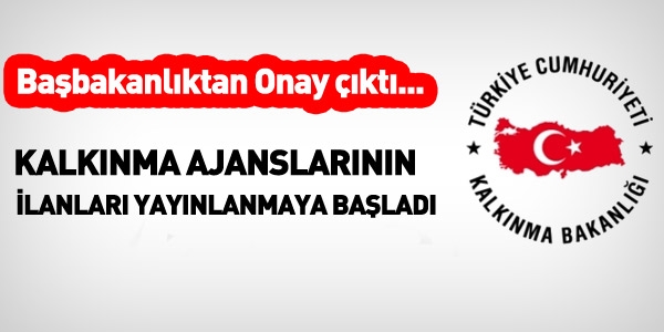 Kalknma Ajanslarnn personel alm ilanlar onayland