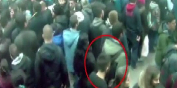 Marmaray durağında yankesici / Video