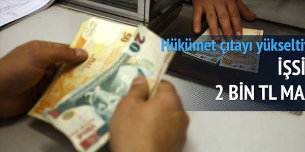 953 lira olan işsizlik maaşı, 2 bin lira olacak