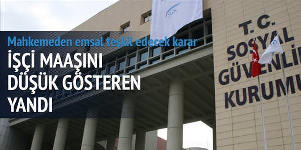 Maaşı düşük gösteren işverene hapis cezası