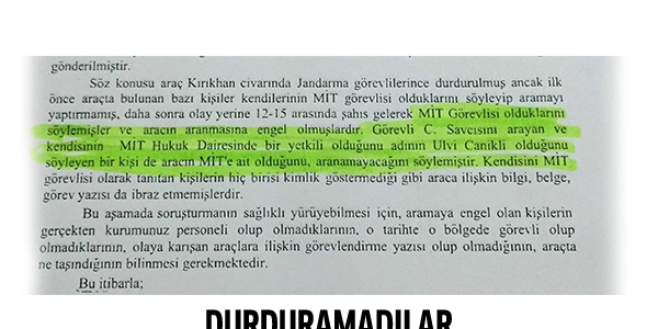 TIR'ları durduramayınca El Kaide'ye sarıldılar