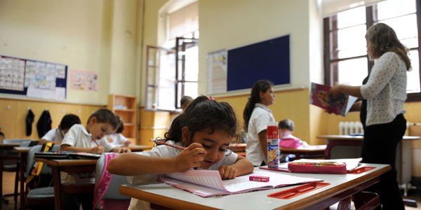 MEB Hizmet Bölgelerinde yer alan il ve ilçe sınıflarını gösterir harita