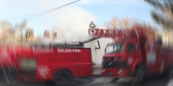 Soma'da korkutan yang�n