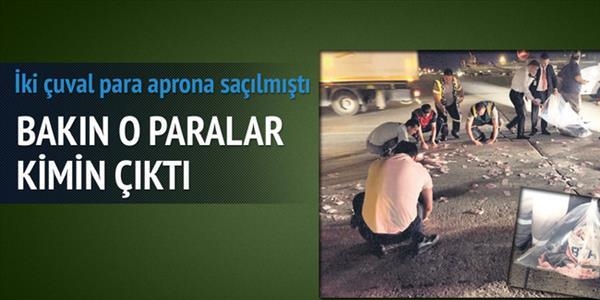 Apronda salan paralar Merkez Bankas'nn