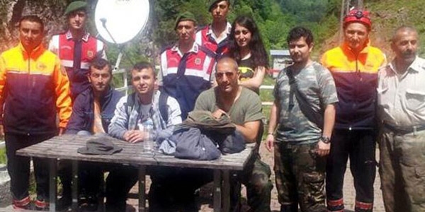 Kartepe'de kaybolan 8 da�c� kurtar�ld�
