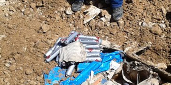 K�tahya'da t�nel in�aat�nda g���k: 1 i��i mahsur