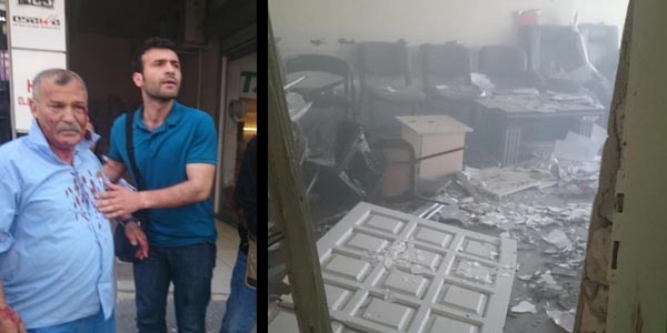 Mersin ve Adana HDP binasında eş zamanlı patlama