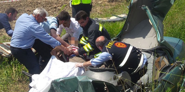 Samsun'da kaza: 3 �l�, 1 yaral�