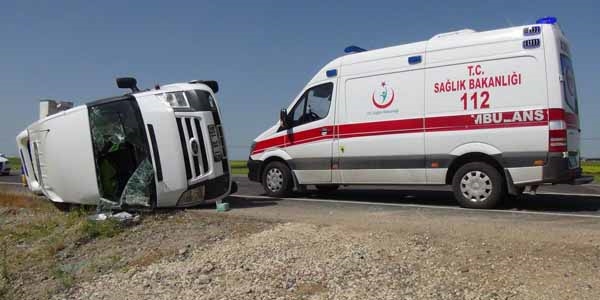 Diyarbakr'da trafik kazas: 11 yaral